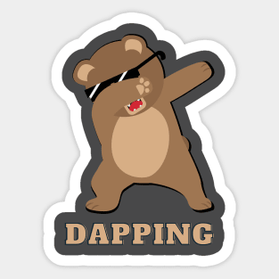 Dapping Bear Sticker